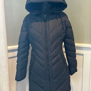 Women's Black Hooded Jacket
